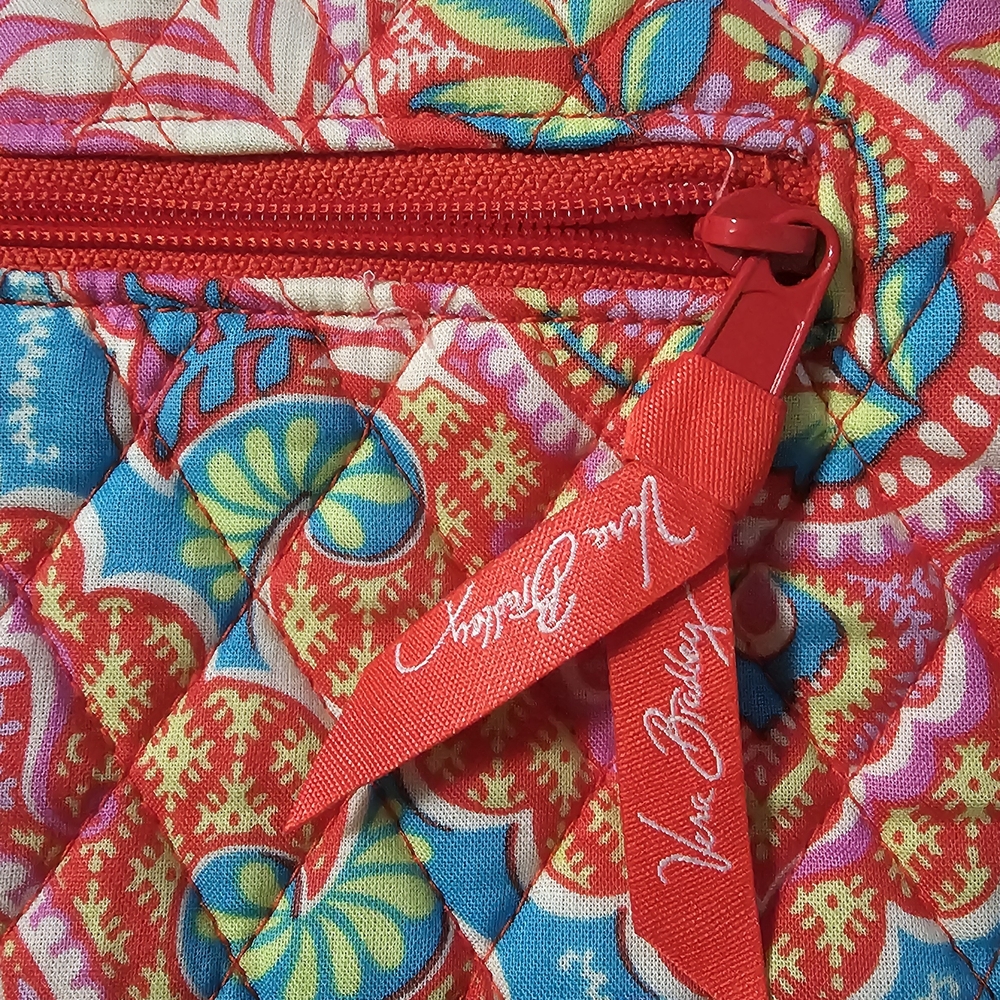 Vera Bradley Quilted Floral Pouch